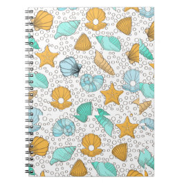 Caderno Espiral padrão de concha