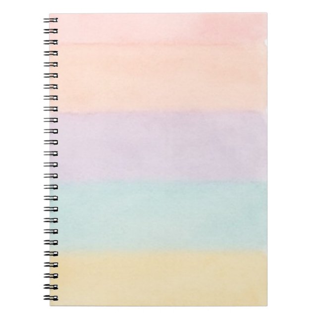 Caderno Espiral Padrão de cores Brilho Intenso (Frente)