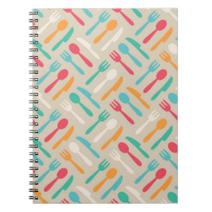 Caderno Espiral Padrão de cozinha 3