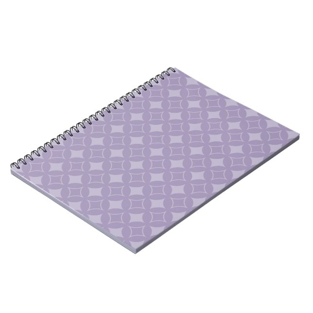 Caderno Espiral padrão de entrega lavanda (Left Side)