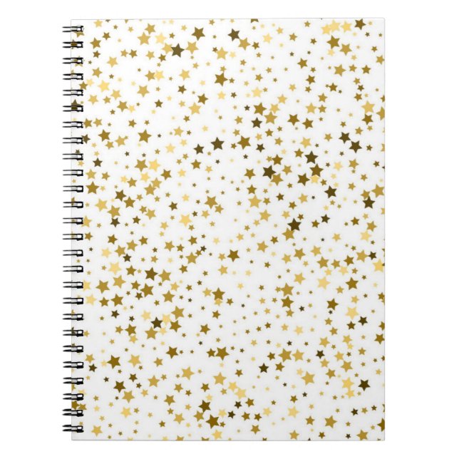 Caderno Espiral Padrão de estrelas (Frente)