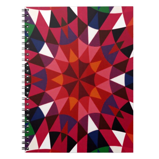 Caderno Espiral Padrão de Feriado (Frente)