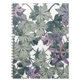 Caderno Espiral Padrão de folha