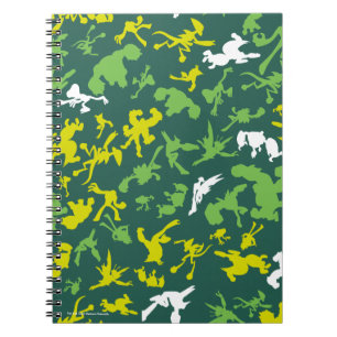 Caderno Espiral Padrão de Forma de Alienígena Ben 10