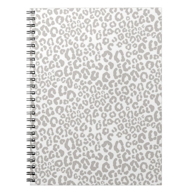 Caderno Espiral Padrão de impressão animal (Frente)