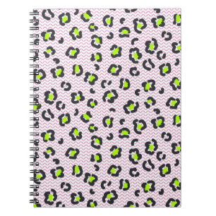 Caderno Espiral Padrão de impressão animal