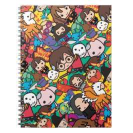 Caderno Espiral Padrão de lançamento de personagem de desenho anim