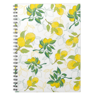 Caderno Espiral padrão de limão