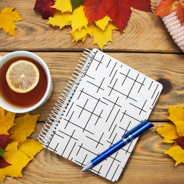 Caderno Espiral Padrão de linha (Criador carregado)