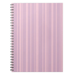 Caderno Espiral Padrão de Linha Roxa e Rosa
