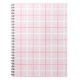 Caderno Espiral Padrão de Listra Vertical de Cores Suaves com Desi