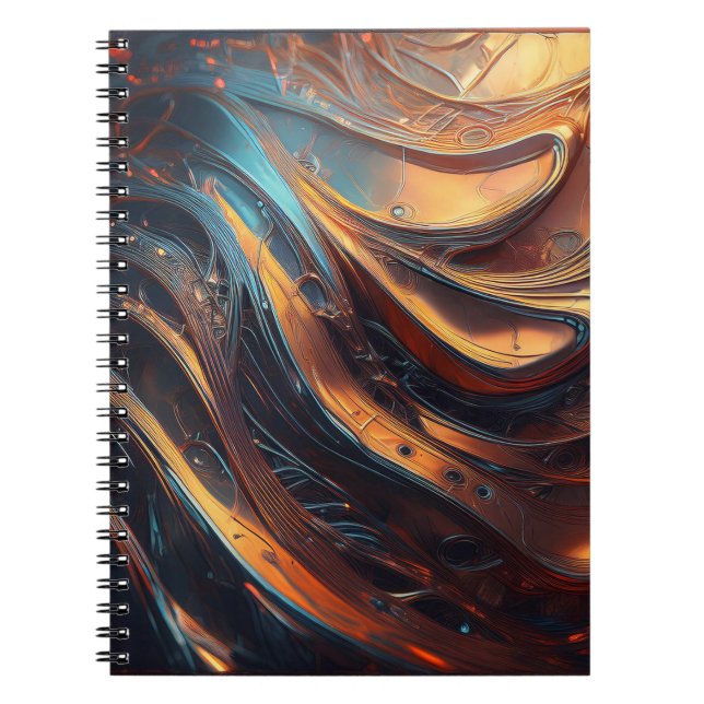 Caderno Espiral Padrão de Metallica (Frente)