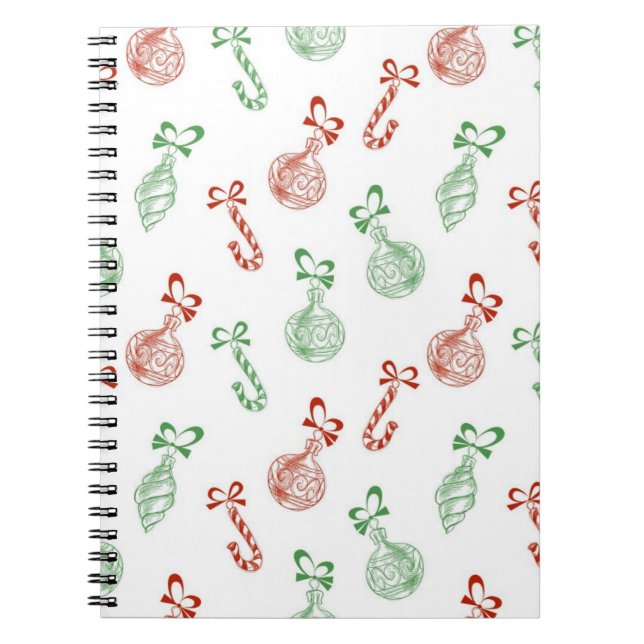 Caderno Espiral Padrão de ornamento (Frente)