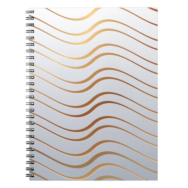 Caderno Espiral Padrão de ouro 3 (Frente)
