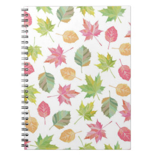 Caderno Espiral Padrão de outono