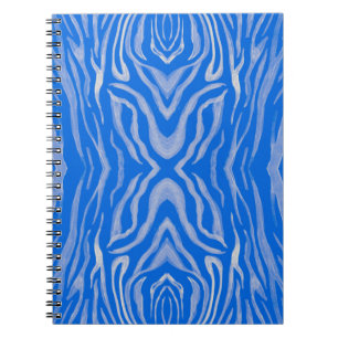 Caderno Espiral Padrão de pele de tigre sem costura