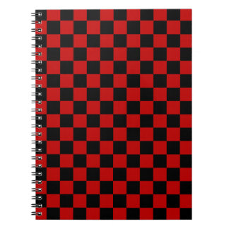 Caderno Espiral Padrão de quadro de verificação de verificação pre