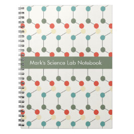 Caderno Espiral Padrão de Química do Laboratório de Ciências Cader