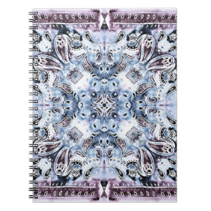 Caderno Espiral Padrão de salsa: aquarela, xistos desenhados manua