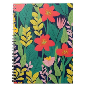 Caderno Espiral Padrão de selva