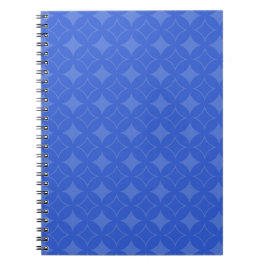 Caderno Espiral Padrão de shippo azul real