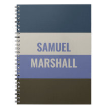 Padrão de Stripes Azul e Castanho