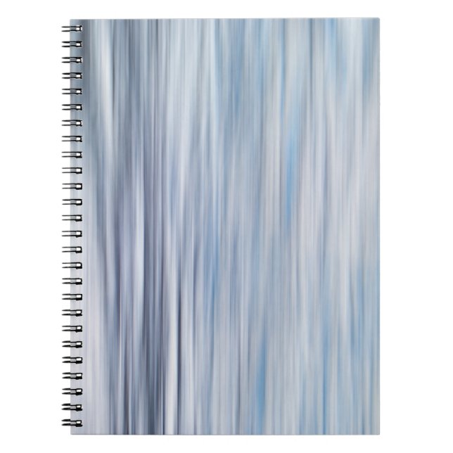 Caderno Espiral Padrão de strips Blured (Frente)