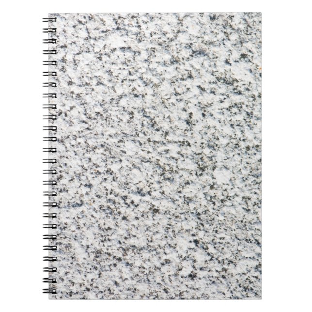 Caderno Espiral Padrão de superfície granito (Frente)