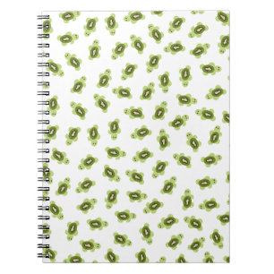 Caderno Espiral Padrão de tartaruga
