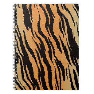 Caderno Espiral Padrão de Tigre