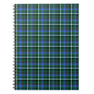 Caderno Espiral Padrão de xadrez sem costura. Padrão de tecido. Te
