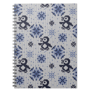 Caderno Espiral Padrão decorativo sem descontinuidades da vinheta