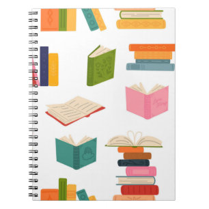 Caderno Espiral Padrão do livro