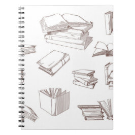 Caderno Espiral Padrão do livro