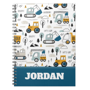 Caderno Espiral Padrão do veículo de movimentação do vamos