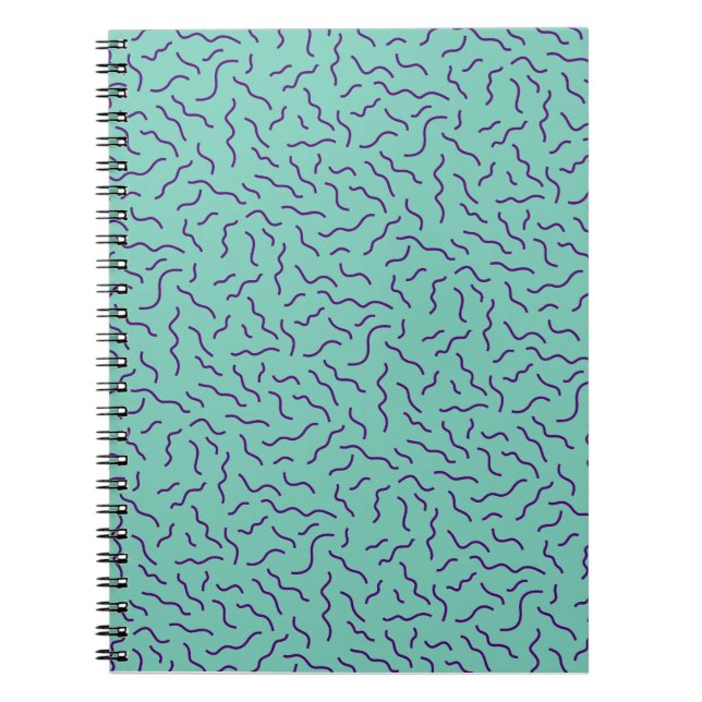 Caderno Espiral Padrão em verde (Frente)