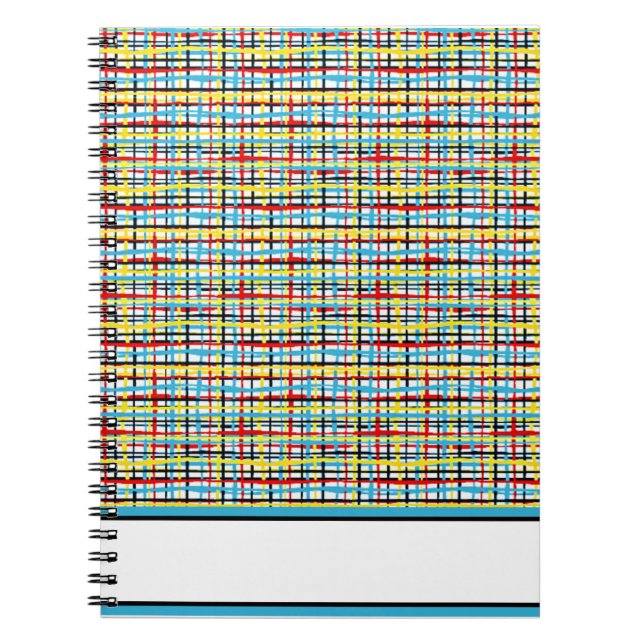 Caderno Espiral padrão entrecruzado (Frente)