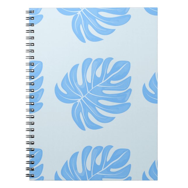 Caderno Espiral Padrão étnico tropical uniforme com licença exótic (Frente)