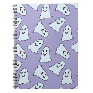 Caderno Espiral Padrão fantasma