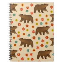 Padrão Floral do Urso