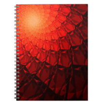 Padrão Fractal Vermelho