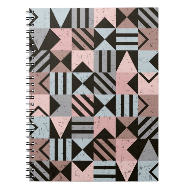Caderno Espiral Padrão Geométrico 29 (Frente)