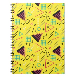 Caderno Espiral Padrão Geométrico 6