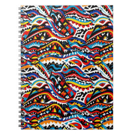 Caderno Espiral Padrão geométrico de abstrato 36 - Notebook espira