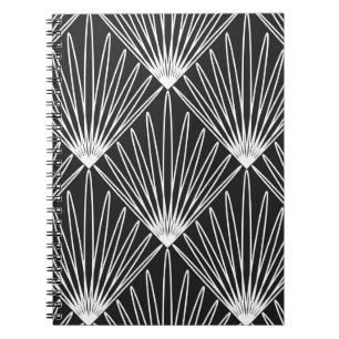 Caderno Espiral Padrão geométrico sem costura