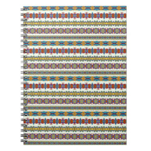 Caderno Espiral Padrão indiano brilhante