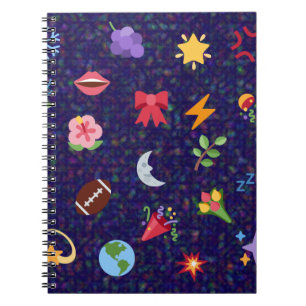 Caderno Espiral padrão kawaii