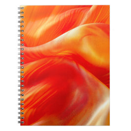 Caderno Espiral Padrão Laranja