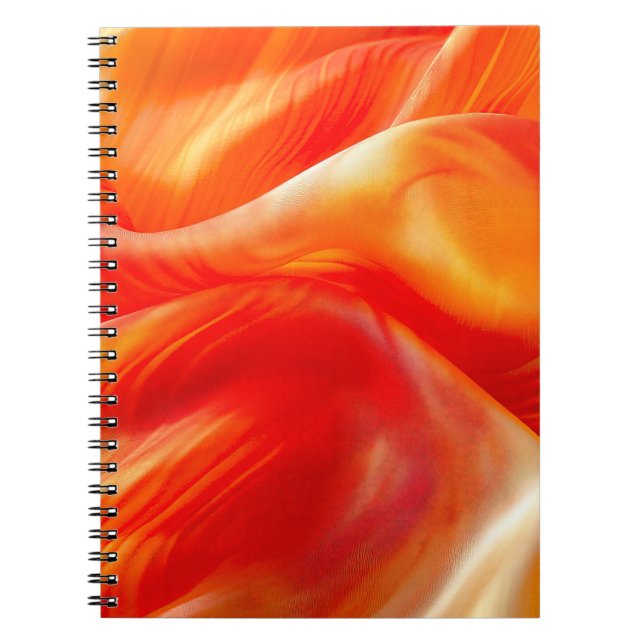 Caderno Espiral Padrão Laranja (Frente)