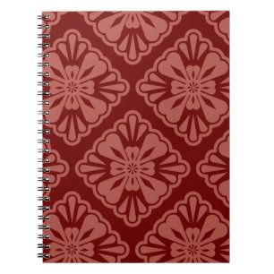 Caderno Espiral Padrão Moderno Geométrico Elegante Tendência